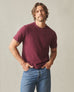 Men's Premium Slub Crew Tee - Zinfandel